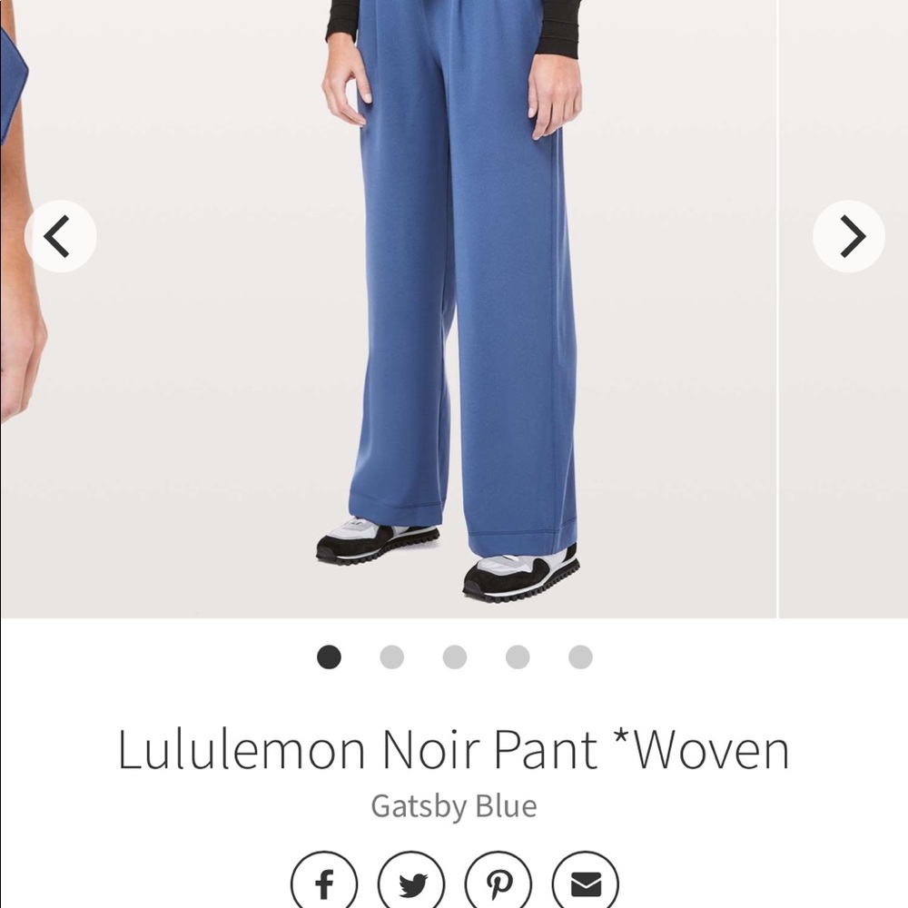 Lululemon Noir Pants 31”